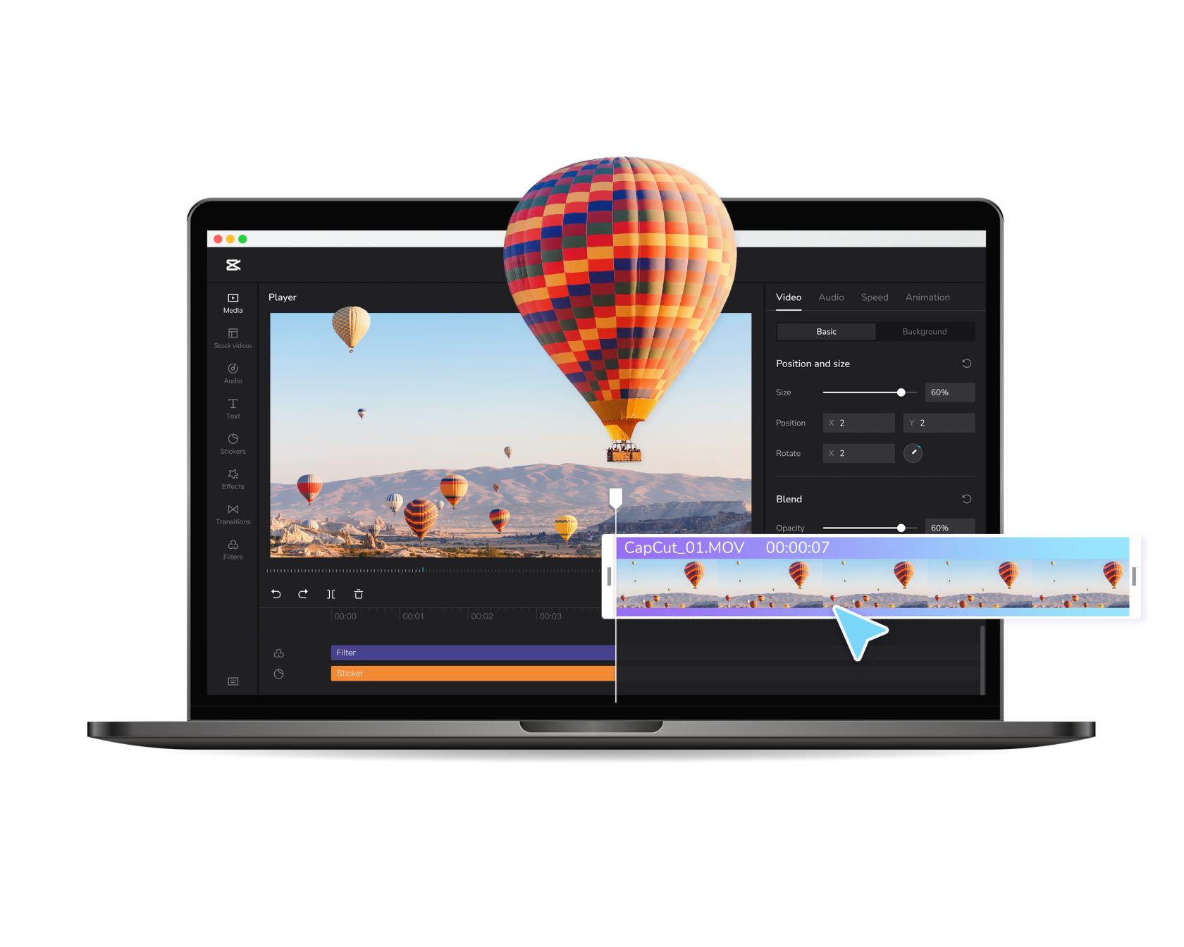 Video online bearbeiten mit dem Online-Video-Editor von CapCut