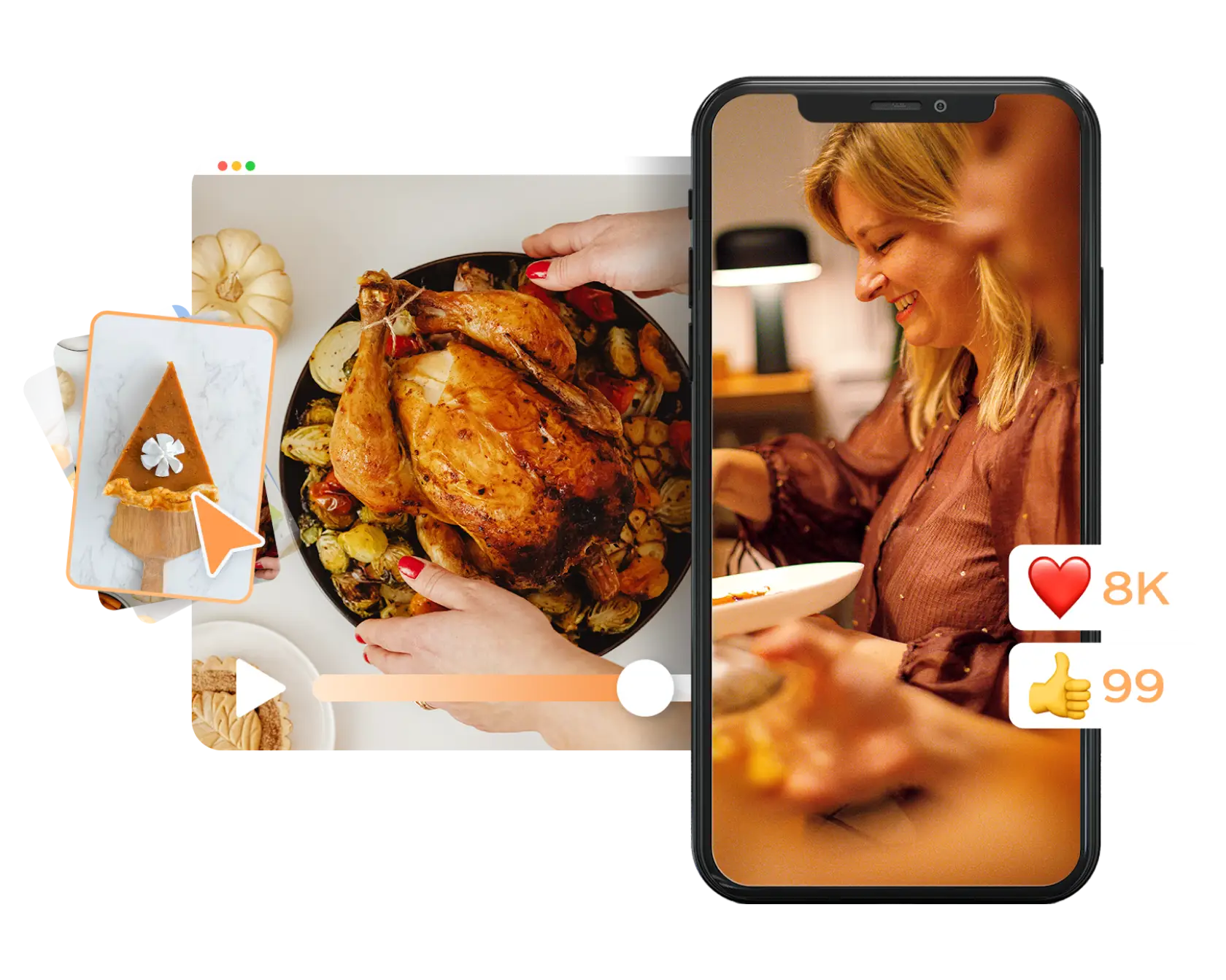 Thanksgiving Video Maker Online nang Libre