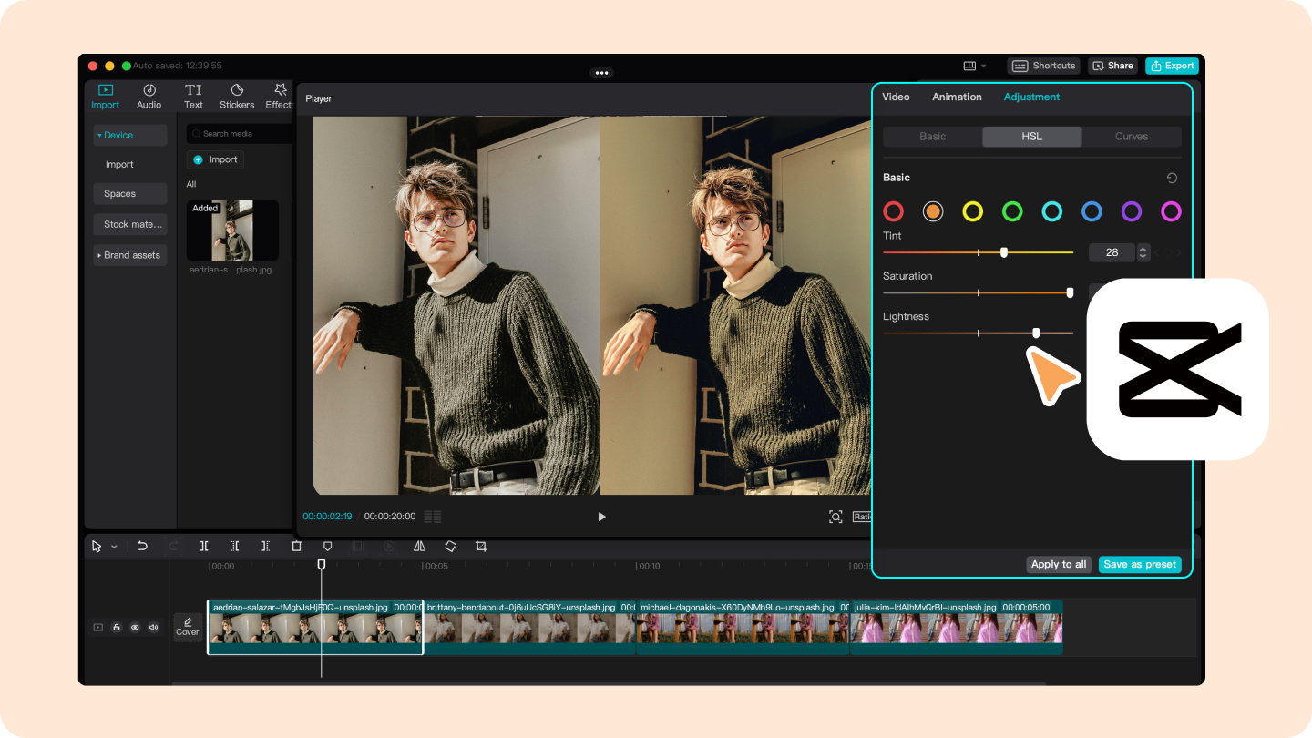 color grading CapCut 