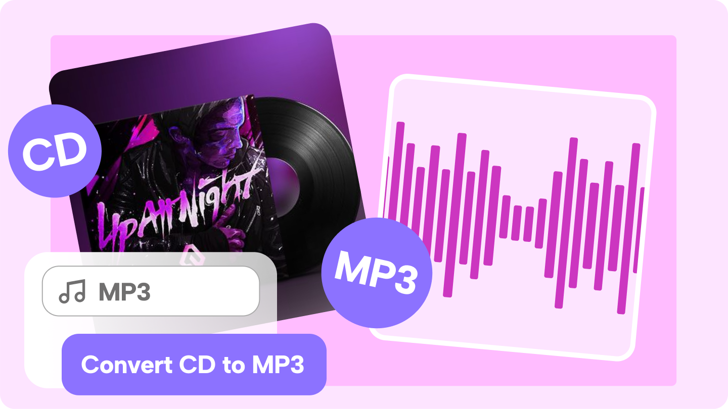 how to convert CD audio file to mp3 format