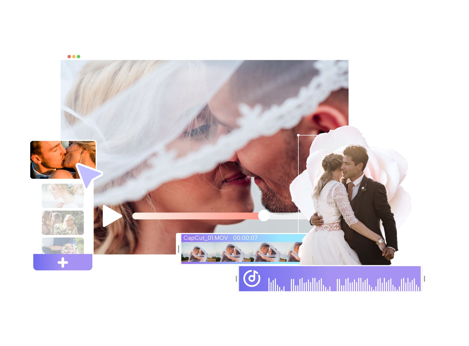 Online na Libreng Wedding Video Maker