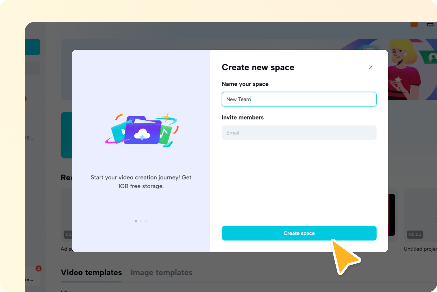 Create your teamspace