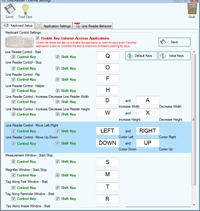 Application Settings - Keyboard Setup