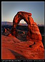 Picture Title - Last Light On Delicate Arch