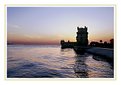 Picture Title - Night falls over the Tagus river in Lisbon