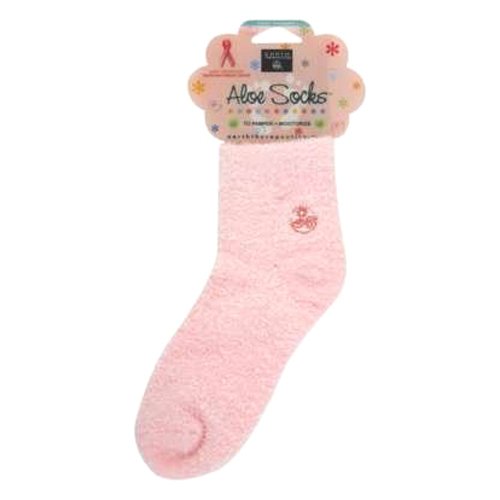 Earth Therapeutics Aloe Socks, Pink