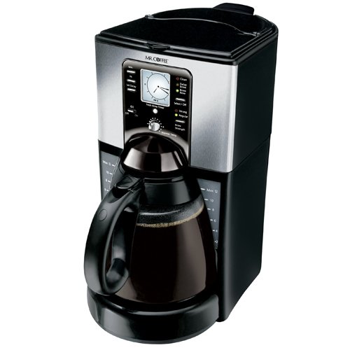 Mr. Coffee FTX41 12-Cup Programmable Coffeemaker, Stainless Steel