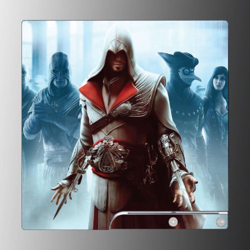 Assassin's Creed II Brotherhood Game Vinyl Decal Skin Protector Cover for Sony Playstation 3 PS3 Slim