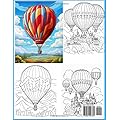 FUN WITH HOT AIR BALLOONS COLORING PICTURES