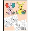 FUN WITH EASTER BUNNIES COLORING PICTURES