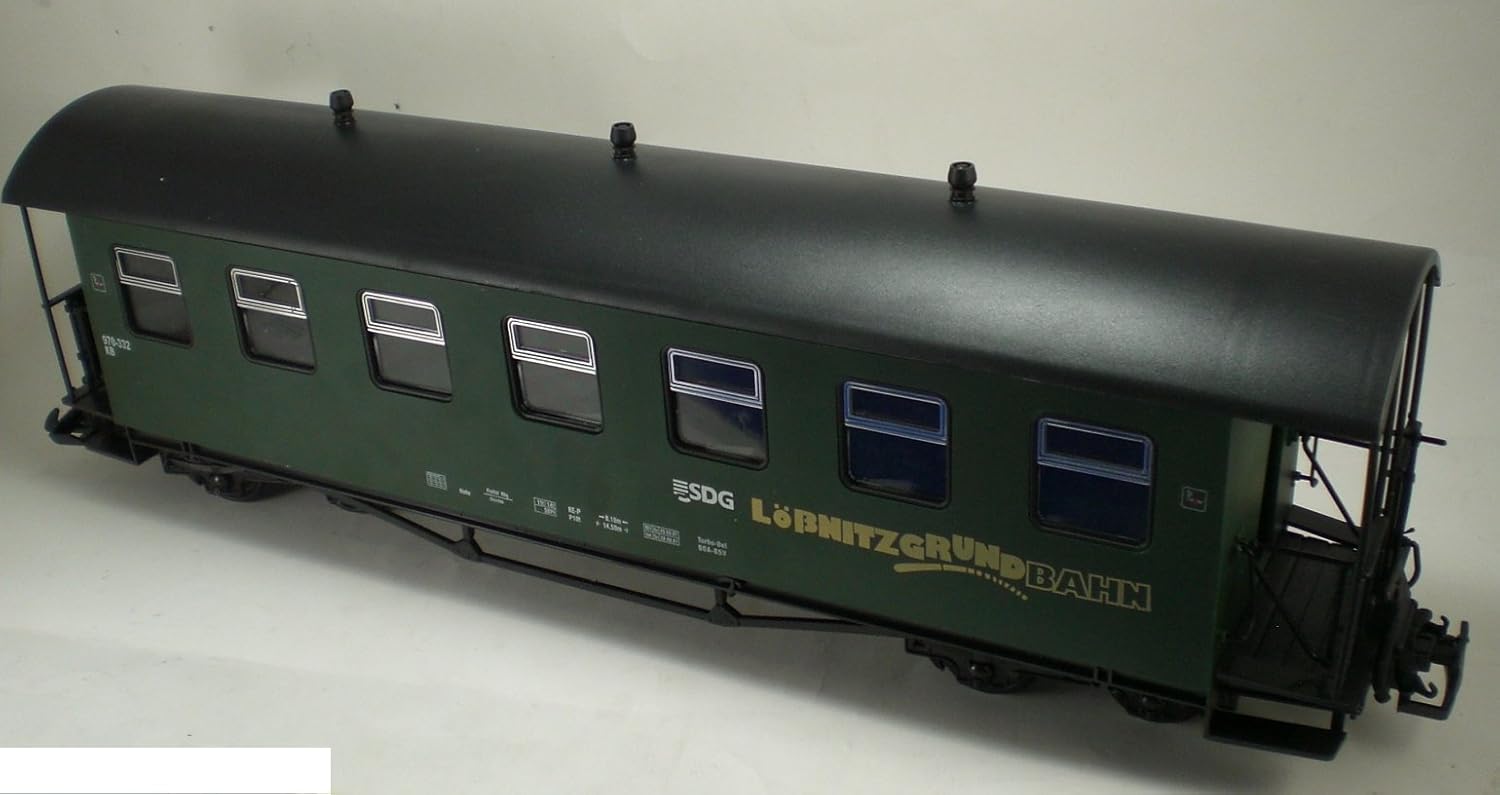  Harze Style Passenger Train Car Green Color G Scale Newqida | eBay