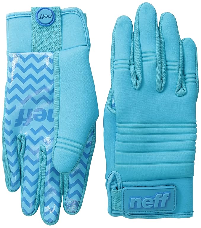 neff Men's Daily Pipe Glove, Cyan, Medium