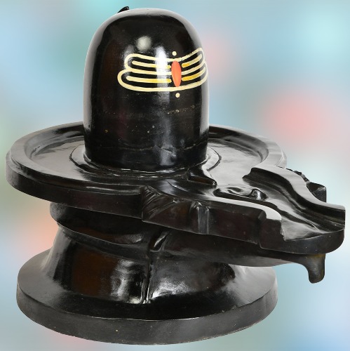 Marble shivling Statue