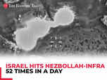 Israel hit Hezbollah more than 52 times in southern Lebanon:Image