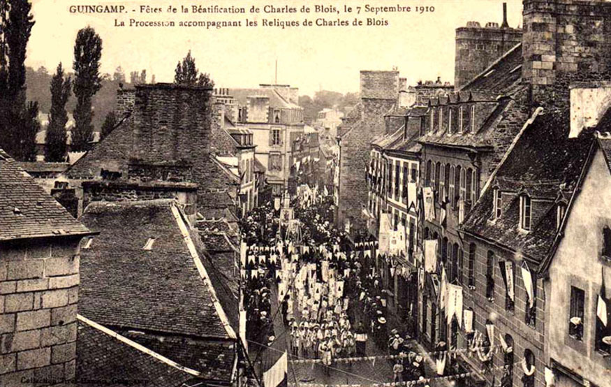 Guingamp (Bretagne) : fête de la béatification de Charles de Blois