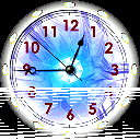 7art Romantic Clock © 7art-screensavers.com