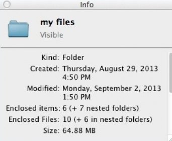 Folder Info