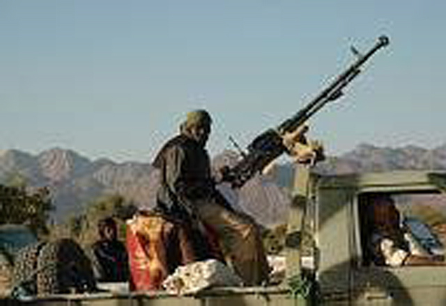 A Nigerian rebel fighter in Northern Nigeria