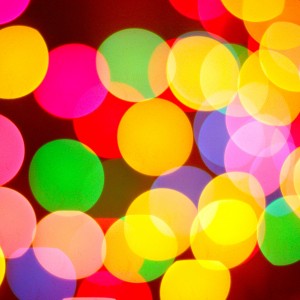 kevin dooley - christmas ligh bokeh ipad wallpaper