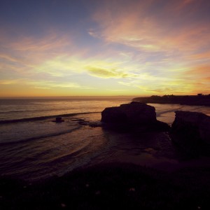 mark sebastian - santa cruz sunset ipad wallpaper