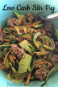 low carb stir fry from ItsaWahmLife.com