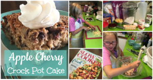 apple cherry crock pot cake recipe ItsaWahmLife.com