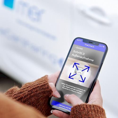 Digital PreCheck in der Mer Connect Plus App