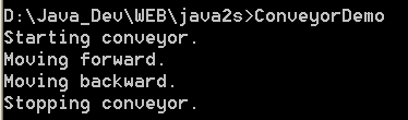Simulate a conveyor belt