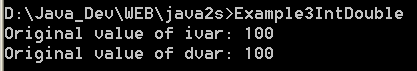 the differences
between int and double