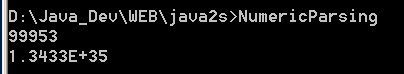 Numeric Parsing Demo