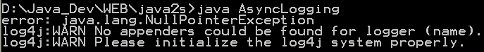 log4j: asynchronous log