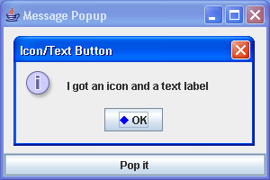Message Dialog demo