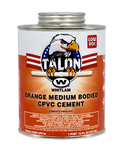 TALON CPVC Orange Medium Bodied Low VOC Cement