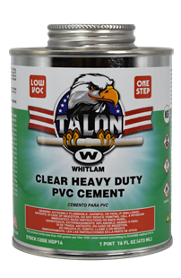 TALON Clear Heavy Duty Low VOC PVC Cement