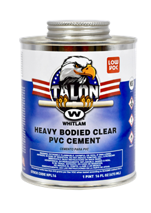 TALON Clear Heavy Bodied Low VOC PVC Cement