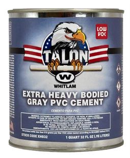 TALON Gray Extra Heavy Bodied Low VOC PVC Cement