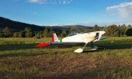 Rainy Mesa New Mexico backcountry airstrip Vans RV-4