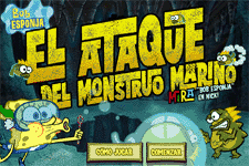 Juegos El ataque del monstruo marino