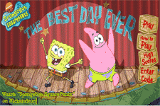 Juegos Bob esponja escenario