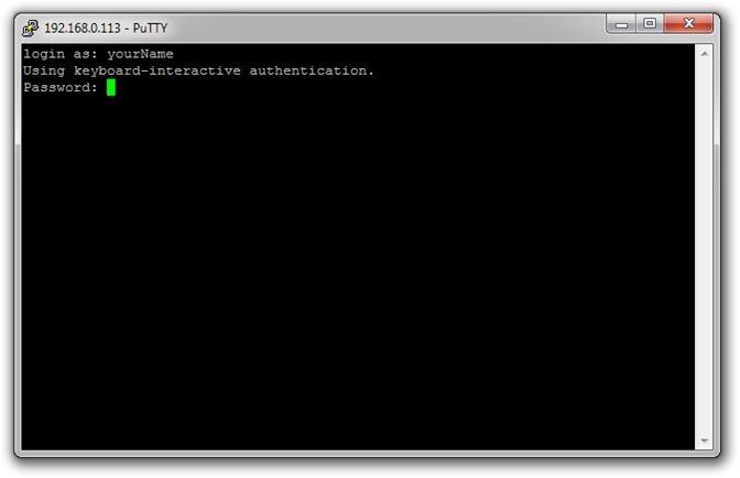 PuTTY-First-Login-Terminal-Enter-Use