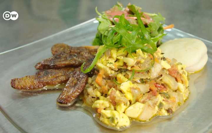 Receta de Ackee con pescado salado, una de las comidas típicas de Jamaica