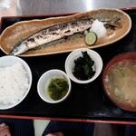 海の幸ふるまいセンター - さんま定食@1080円