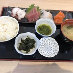 海の幸ふるまいセンター - 刺身定食