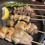 居酒屋 金市朗 - 焼き鳥盛り合わせもなかなかのクオリティ