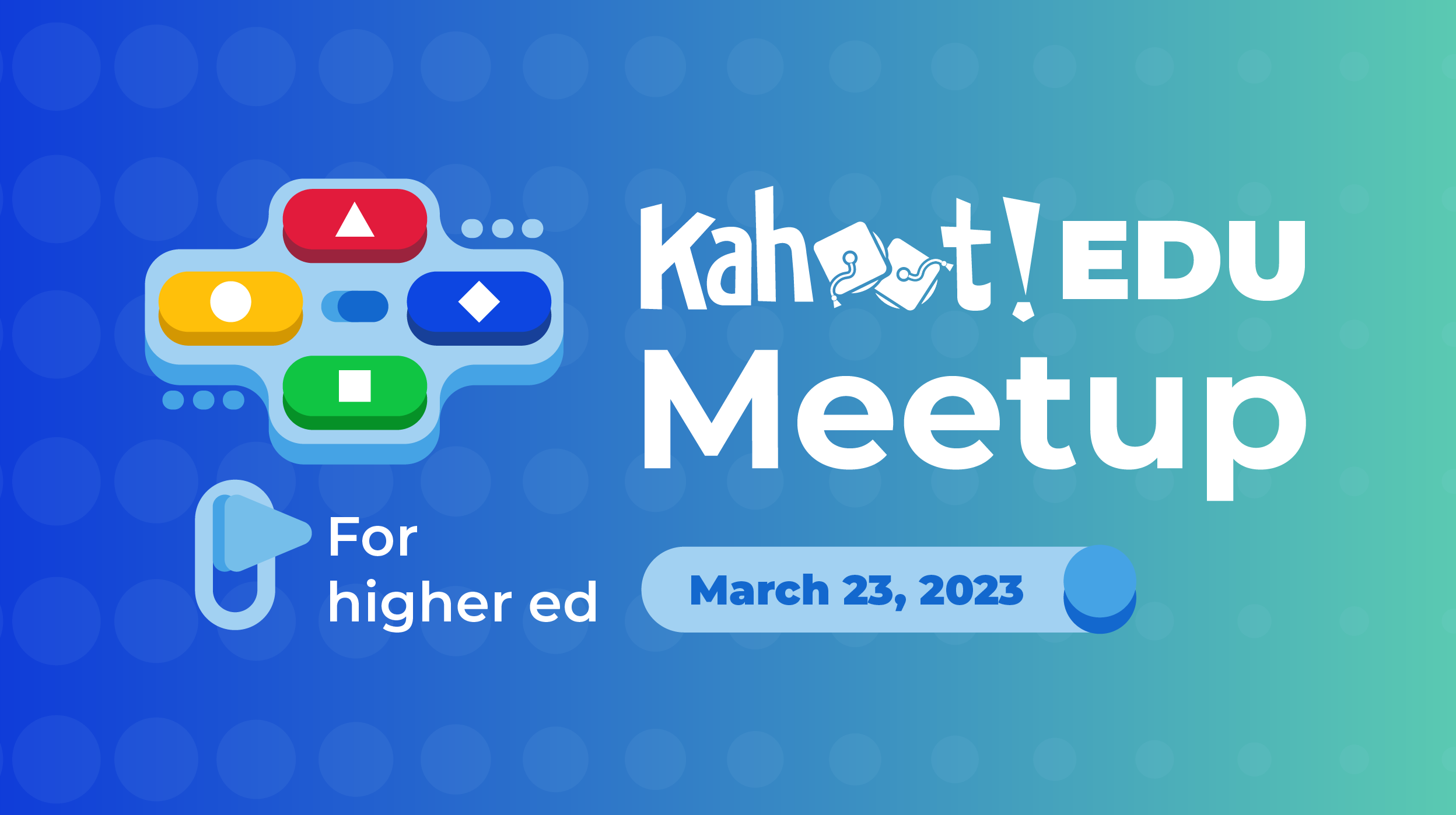 Kahoot! EDU Meetup for Higher Education logo