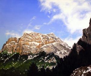 Puig Major - oil painting