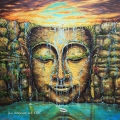 Buddha Flow - oil painting