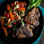 Pomegranate-Glazed Lamb Chops