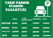 Tarif Parkir Stasiun pasarturi