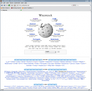 Wikipedia rendered with the end result of this guide